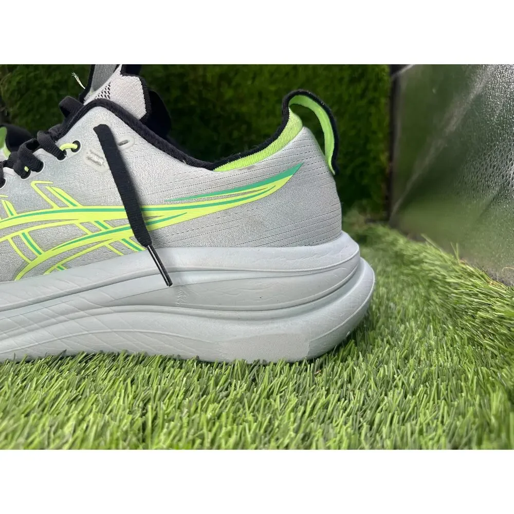 Asics Gel-Nimbus 28 1011C127 Athletic Sneaker Men's 11.5 Gray Knit Gym Jogging